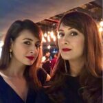 Preeti Jhangiani Instagram - #twinning #redhot #redlips #sister #sisters #dontneednooneelse ❤️ @maddampresident
