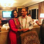 Preeti Jhangiani Instagram – #50years and counting ! #goldenjubilee 🎉🎉 #happyanniversary to my dearest mummy and papa ❤️ @dabassavitri @jagdevdabas