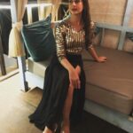 Preeti Jhangiani Instagram - Goan nights ❤️ Thank you @guptasidd26 and #azzurel for the outfit #gold #black #blackandgold #lovebling #keepshining Waters Beach Lounge and Grill - Goa