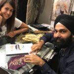 Preeti Jhangiani Instagram - With my dear friend @ad.singh1 @adsinghdesigns #adsingh #contemplating #whattowear 🤨#somuchtochoosefrom #wedding #shaadi #custommade #bespoke Ad Singh