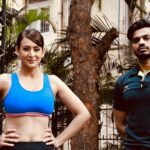 Preeti Jhangiani Instagram - Had a great time learning some new ways of keeping fit with #kynamax #endtheexcuse @trainmenow.in ..Now get your fitness trainer at your doorstep and no need to carry any equipment! 2 free sessions just when you download the app !!