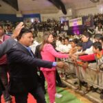 Preeti Jhangiani Instagram - Amazing atmosphere and fabulous initiative by Shri @gadkari.nitin ! To be the guest of honour at the #khasdarkridamahotsav, with more than 50 sports under its belt was an honour and a sporting experience like no other ! Let’s all work towards making India a sporting giant! @propanjaleague #armwrestling #sports #sportsevent #nagpur