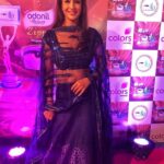Preeti Jhangiani Instagram - At the #itaawards #itaawards2017 wearing an outfit by #kimaya @kimayafashions #awardsshow #lehenga #fashion #fashionwomen #womensfashion