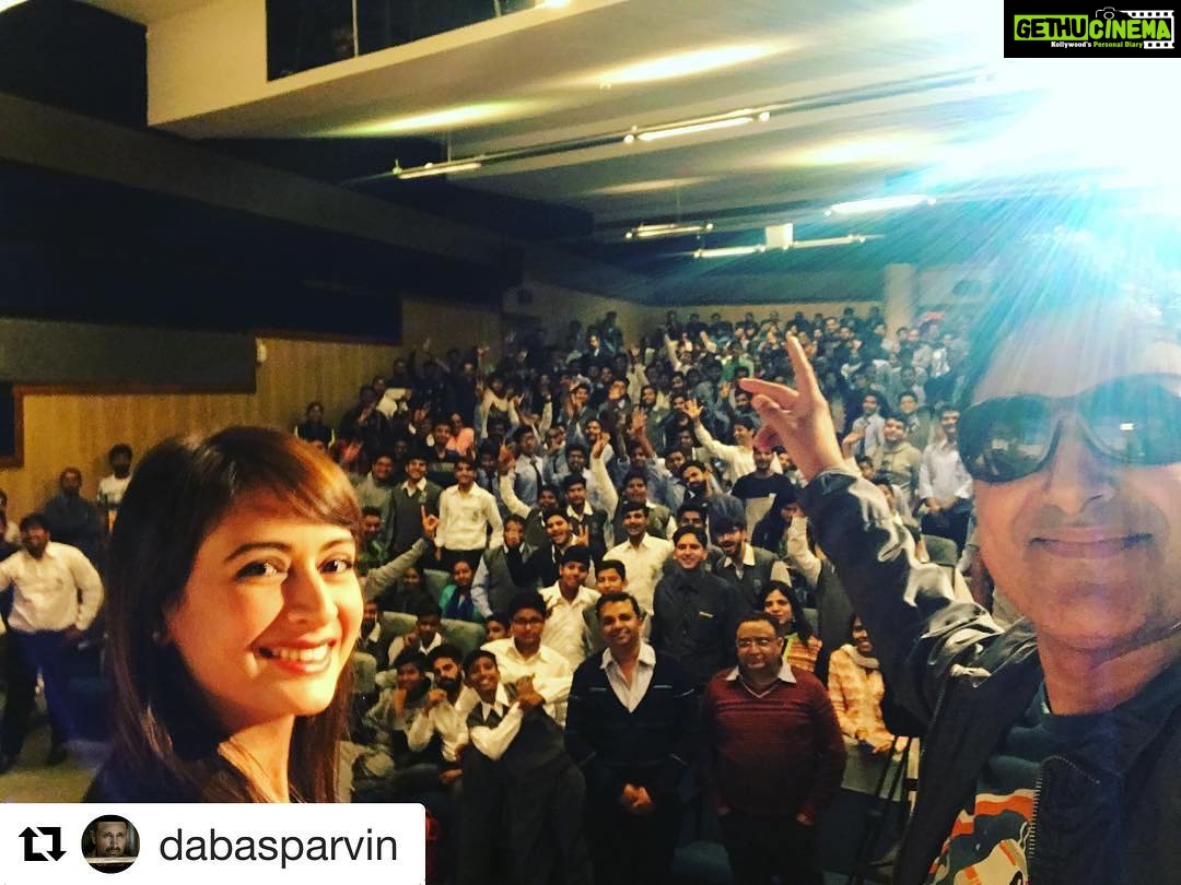 Preeti Jhangiani Instagram - #Repost @dabasparvin (@get_repost) ・・・ In #dehradun for the Dehradun International Film Festival with @jhangianipreeti visited #tulasinstitute and interacted with the students #dehradundiaries