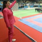 Preeti Jhangiani Instagram - Amazing atmosphere and fabulous initiative by Shri @gadkari.nitin ! To be the guest of honour at the #khasdarkridamahotsav, with more than 50 sports under its belt was an honour and a sporting experience like no other ! Let’s all work towards making India a sporting giant! @propanjaleague #armwrestling #sports #sportsevent #nagpur