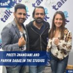 Preeti Jhangiani Instagram - We had Bollywood Stars and the Co-Founders of the @propanjaleague @jhangianipreeti and @dabasparvin in the studios of Talk 100.3 and they joined by @syedkirmaniofficial and @superneeil for the Pre-Match commentary for the TATA IPL game between Chennai Super Kings and Rajastan Royals! #TALK1003 #ProPanjaLeague #tataipl #funasianetwork #ballbyballcommentaryupdates Talk 100.3 UAE