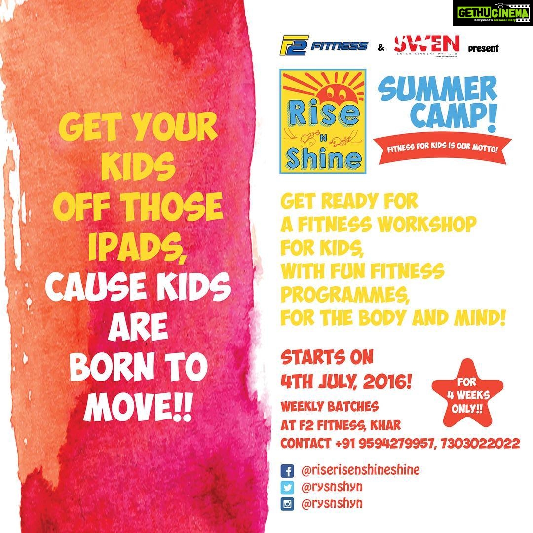 Preeti Jhangiani Instagram - Time to get our kids moving!!