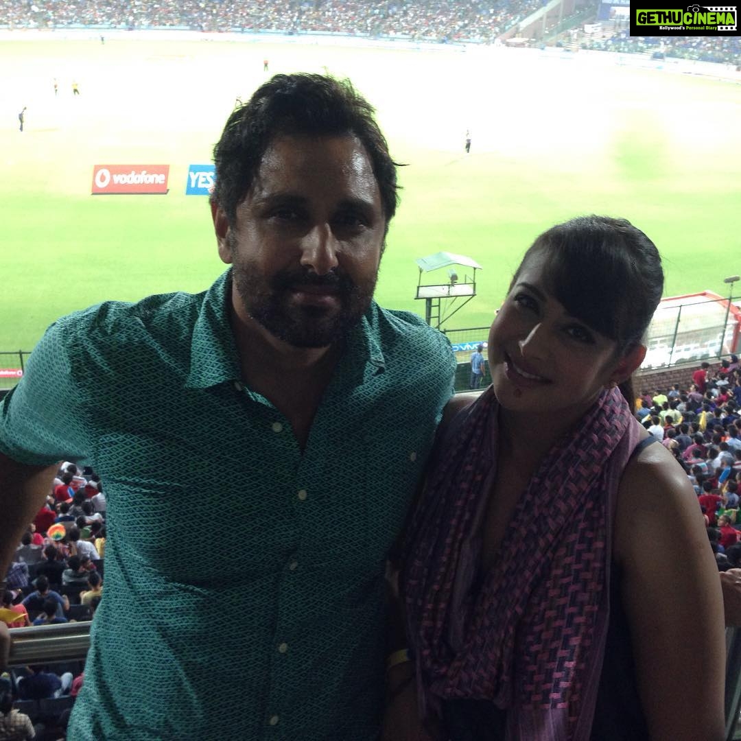 Preeti Jhangiani Instagram - Electrifying atmosphere at the #delhi wallahs stadium :)