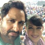 Preeti Jhangiani Instagram - At the IPL .. Kolkata Vs Hyd.. Braving the Delhi heat #IPLT20Semifinals