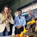 Preeti Jhangiani Instagram - Maharashtra Armwrestling Association President Mrs @jhangianipreeti and Pro Panja League owner Mr @dabasparvin paid tribute to Chhatrapati Shivaji Maharaj at the 34th Maharashtra State Armwrestling Championship taking place in Pune @maharashtra_armwrestling_asso @balkrishna_nidhalkar @aditiwarjukar @pramodwalmandre @indian_polesports_association @anand.dabre @maharashtra_armwrestling_asso @prasadjaigude @mathane297 #Armwrestling Pune, Maharashtra