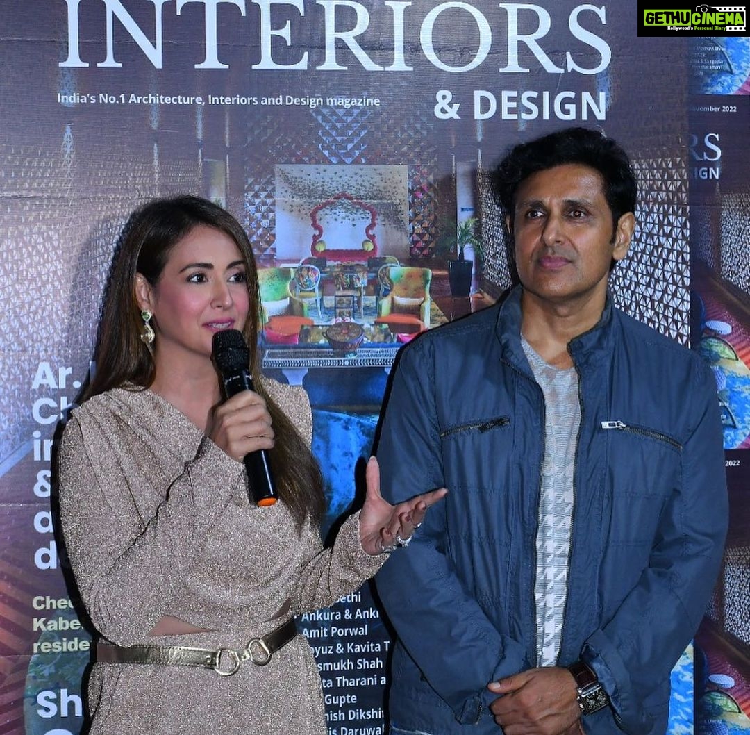 Preeti Jhangiani Instagram - It was a pleasure unveiling the November 2022 issue of the @societyinteriorsdesign magazine with @dabasparvin and Shri Nari Hira .