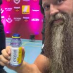Preeti Jhangiani Instagram - That’s good stuff! Says Armwrestling legend @monstermichaeltodd ! Loving his @oceanbeverages drink ! Hydration partners for our @propanjaleague ranking tournament! #oceanbeverages #propanjaleague #energydrink #fruitwater #fruitdrink #armwresling #sportsevent #hydrate #hydration