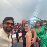 Preeti Jhangiani Instagram - After days of incessant rains…my belief was rewarded with the skies opening up and God shining down his rainbow on us and allowing us to have our @propanjaleague ranking tournament finale in the open at the unmatched locale of the Gwalior Fort…truly an amazing location where no such event had ever taken place and no arm wrestling event has ever taken place at a place like this 🙏🏻 thank you to everyone for the love and support 🙏🏻 God is Great…always believe 🙏🏻 Thank you to the legend @monstermichaeltodd and his gorgeous wife @mrsmonstertodd for coming down and being such amazing Special Guests ✌🏻 Thank you to our partners: @nikonindiaofficial @thebridge_in @thefitistan @indianarmwrestlingfed @oceanbeverages @lnipe_gwalior And thank you to city of Gwalior who supported us and the support of Maharaj @jyotiradityascindia without which this wouldn’t be possible 🙏🏻 Congrats to all the athletes who train tirelessly to fulfil their dreams and win big on the table 💪🏼 #armwrestling #monstermichaeltodd #gwalior #india #gwaliorfort #gwaliorcity #gwaliordiaries
