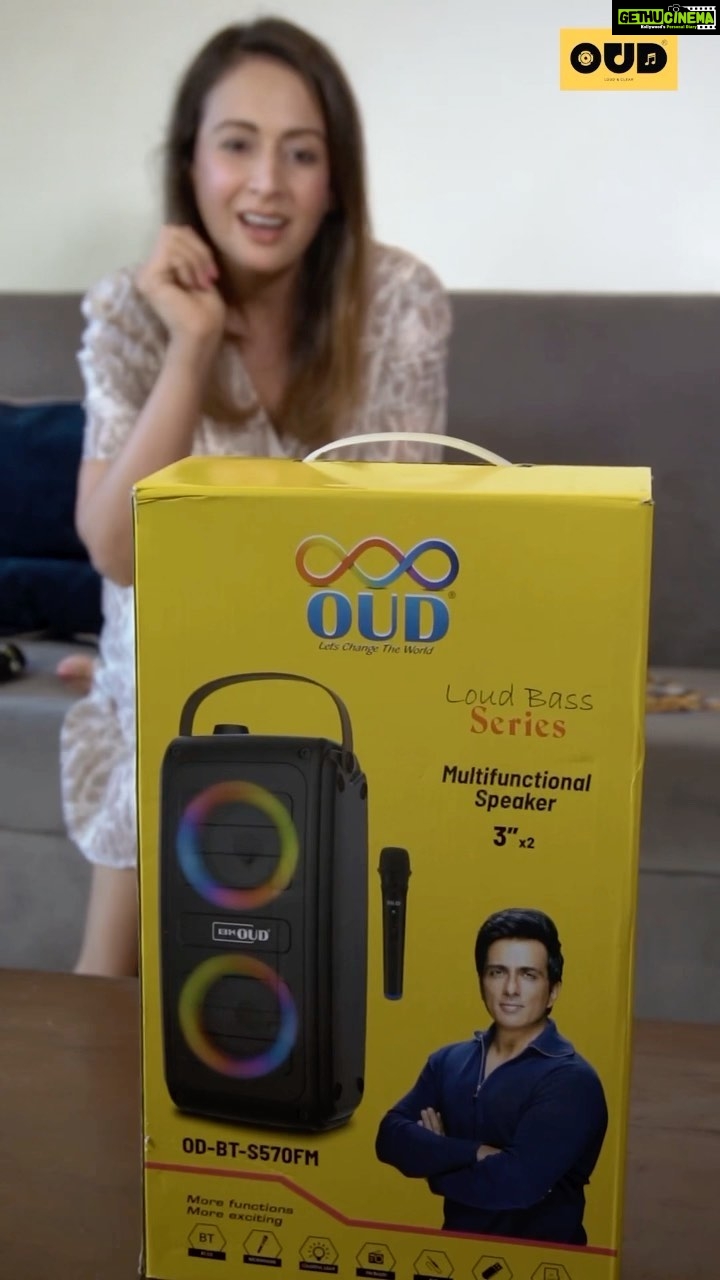 Preeti Jhangiani Instagram - Watch your favourite movie without worrying about the noise in and around your house with, OUD Home Theater Set @oud_india #Hometheatreset #loudandclear