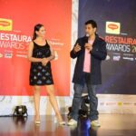Preeti Jhangiani Instagram - At the @restaurant.india awards last Friday…giving some awards with @jhangianipreeti hopefully i will always get dinner reservations wherever I want after this ;) #restaurantindia @franchiseindia_ #restaurantawards