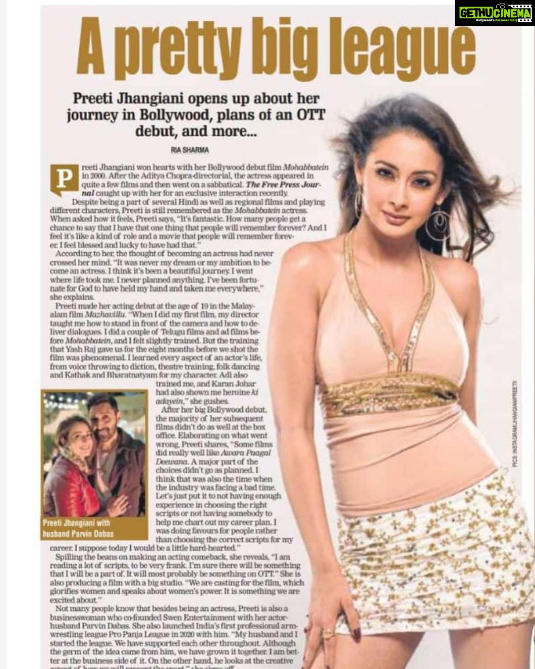 Preeti Jhangiani Instagram - @fpj_cinemajournal @shimmerentertainment @freepressjournal @rria.sharma @journalist_neha7
