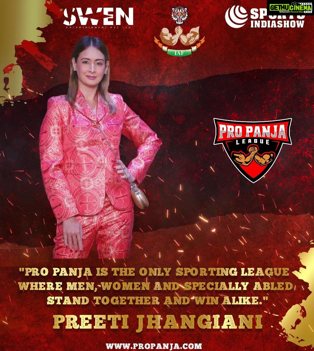 Preeti Jhangiani Instagram - Pro Panja League : 𝐖𝐄 𝐌𝐀𝐊𝐄 𝐂𝐇𝐀𝐌𝐏𝐈𝐎𝐍𝐒 💯 𝗔𝗔𝗣𝗞𝗜 𝗞𝗜𝗦𝗠𝗔𝗧 𝗔𝗔𝗣𝗞𝗘 𝗛𝗔𝗔𝗧𝗛‼️💪🏼 Register soon link in bio!! . . . . . . . . . . . . . __ @sameer.vt_proarmwrestler @dilshad.ma_proarmwrestler @karajvirk42 @i.karishmakapoor @harmanmann.ppl @sachin_arm_wrestler @manish95arm @hashim_indianarmwrestler @tridip_medhi_official @thearmwrestlergirl @malakar_siddharth @sanjaydeswal1 @armwrestlingequipment @attrinagar @johsey_h_kwilam #ProPanjaLeague #PPL #Armwrestling #armwrestlers #Panja #IndianSports #Quote #preetijhangiani