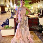 Preeti Jhangiani Instagram - Absolutely love @geishadesigns .. Thank you for the perfect outfit always ❤️ For @rikezablockchain #aarambh2022 #sportentrepreneur @propanjaleague Styled by @gentleman_gaga Jewellery @aquamarine_jewellery Caravela Beach Resort Goa
