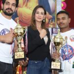 Preeti Jhangiani Instagram - What an amazing atmosphere ! Had a fantastic time @delhiarmwrestling 20th state championship! Congratulations to the entire team and @laxman_singh_bhandari for their amazing effort and for all their years promoting the sport! Congrats to all the winners! @propanjaleague @dabasparvin Outfit : @reemaanandlabel