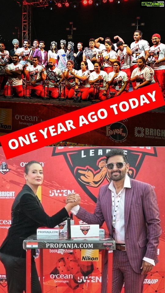 Preeti Jhangiani Instagram - 1⃣ year ago today, #ProPanjaLeague organised the biggest Arm Wrestling event in India where top Arm wrestlers from across the country participated in it. We miss you Sunil Ji 🙏🏼 . . . . . . . __ @ali00919292158229 @madhurawrestler @ashishshelarbjp #ProPanjaleague #PPL #armwrestlers #Armwrestling #Armsport #panja #India #bodybuilding #fitness #gatewayofindia #reelsoninstagram #reelfeelit #mondaymotivation #Mondayvibes #reelkarofeelkaro #reelsvideo #viral #viralvideos #Viralreels #championship #IndianSports #mondayblues #onthisday #oneyearagotoday #Mumbai #radioclub
