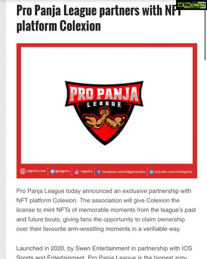 Preeti Jhangiani Instagram - We at the @propanjaleague are thrilled to partner with @colexion.nft .. Read the full article ! #linkinbio #nft #nftart #nfts