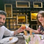 Preeti Jhangiani Instagram - The most relaxed and satiated bday ever! Exactly the way I like it ! Thank you my love for making it special ❤️🤗 @dabasparvin