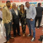 Preeti Jhangiani Instagram - @propanjaleague owner Mr @dabasparvin, @asian_armwrestling_federation president Mr Dzeenbek Mukhambetov, President of People's Armwrestling Federation India Mrs @jhangianipreeti and @wafarmwrestling General Secretary Mr @mirceasimicel at the Asian Armwrestling Championship which took place in Ajman, United Arab Emirates. #AsianArmwrestlingChampionship #Armwrestling Bahi Ajman Palace Hotel