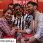 Preeti Jhangiani Instagram - A true valentine is one who lets you win .. always ❤️ #Repost @propanjaleague with @get_repost ・・・ @jhangianipreeti mixing it up with @dabasparvin at the Pro Panja Mega Matches-1 Press Conference at @sofitelmumbaibkc 💪💪💪 Screening coming soon on bookmyshow.com 📺 @oceanbeverages @nikonindiaofficial @bookmyshowin @sofitelmumbaibkc @feverfmofficial @brightoutdoor @fastandup_india @indianarmwrestlingfederation . . . . . . . . . . . . . . . . . _______ #ProPanjaLeague #Armwrestling #Tuesdaymotivation #pressconference #armwrestle #armwrestlers #armwrestler #armwrestlinglife #sofitelMumbai #BKC #radioclubmumbai #armwrestlingtraining #armwrestlingchampion #armwrestlingtraining #sportsleague #sports #sportsindia #indiasports #Mumbai #Delhi #bangalore #goa #kerala #india #kochi #gwalior #assam #punjab