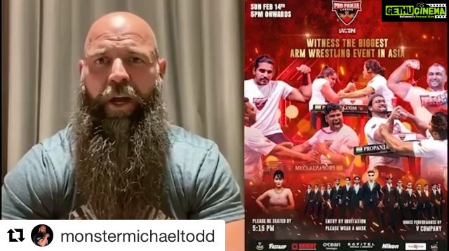 Preeti Jhangiani Instagram - We will surely have you here the next time @monstermichaeltodd !! #Repost @monstermichaeltodd with @get_repost ・・・ Definitely hate missing this amazing event! @propanjaleague @dabasparvin @jhangianipreeti @oceanbeverages @fastandup_india @brightoutdoor @brightoutdoormedia @feverfmofficial @nikonindiaofficial @bookmyshowin @indianarmwrestlingfed