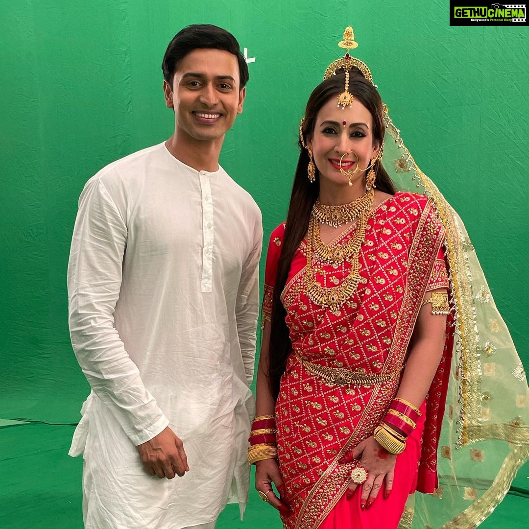 Preeti Jhangiani Instagram - Got Opportunity to share screen with @jhangianipreeti #filmshoot #bts #shot