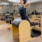 Preity Zinta Instagram - It’s so important to strengthen & support the back & core muscles for a better & stronger body👊 Love the endorphins after the workout 😍 Makes me feel so alive. #pzfit #pilates #dontgiveup #ting The Gym