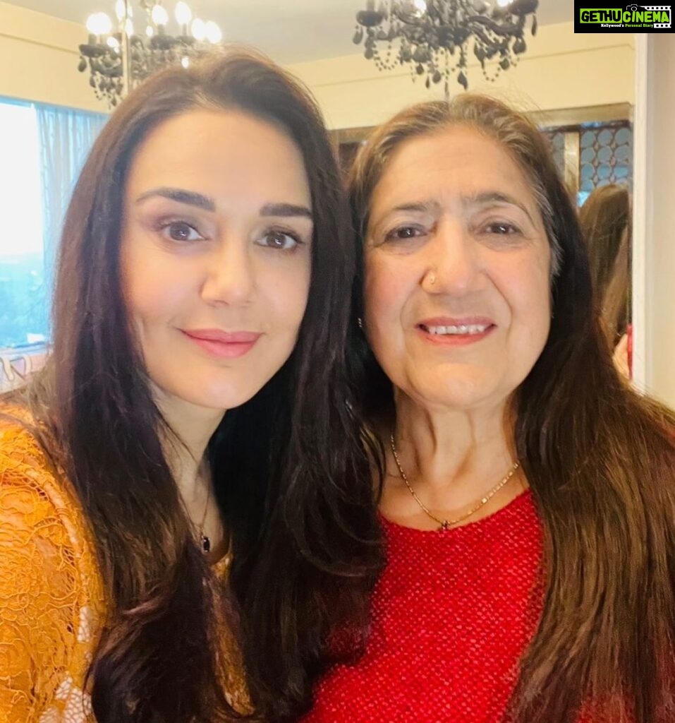 Preity Zinta Instagram - Happy Birthday Mom 🤩 Wish you more laughter, more love, more happiness and Good health today, tomorrow and always. Love you to the moon & back. Thank you for being the best mom & nani ma in the galaxy 💕💕 @neeluzinta #ting
