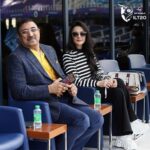 Preity Zinta Instagram - Back after a whirlwind trip to Dubai. Happy that the rain stopped & Sharjah Warriors had a comprehensive victory. Dubai is always so much fun to visit. Thank you so much to the @sharjahwarriors_officialteam & the Emirates cricket board for their hospitality 🙏 and all the best for the rest of the tournament. #dpworldilt20 #Ting Dubai International Cricket Stadium