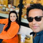 Preity Zinta Instagram - So nice to see you after so long @danishrenzu ❤️ Love our conversations about filmmaking, food & everything else. Miss you already. See you back in Mumbai sooner than later. Safe travels ✈️ #ting Beverly Hills, California
