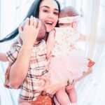 Preity Zinta Instagram - They may not always smell pure and sweet, A dirty diaper or a dampened sheet. But with a loving cuddle and a beautiful smile, the joys of parenthood and having children are all worth while 🤩 Happy Children’s day to all of you. Hope you always keep the child in you alive ❤️#Happychildrensday #Jai #Gia #जय #जीया #ting