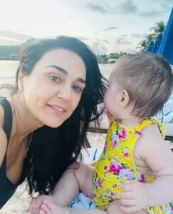 Preity Zinta Instagram - I always knew I wanted you… I prayed for you, I wished for you & now you are here & it’s been a year 💕 My heart is full & I will forever be grateful for your precious smiles, your warm hugs & your presence in my life my little Gia ❤️ Happy birthday from mama to my little doll. You are everything I ever hoped for & more. May your life always be full of love & happiness today & always 😍 I love you to the moon & back. As each day goes by my love for you multiples 😍 #Happybirthday #oneyearold #मेरीजीया #ting