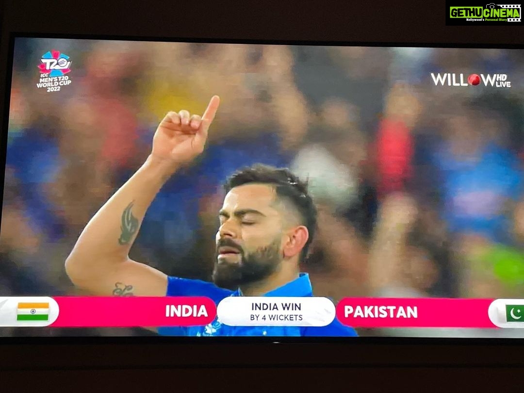 Preity Zinta Instagram - Virat Kohli ❤️❤️ 🇮🇳 #indvspak #worldcup #whataninning #kohli #ting