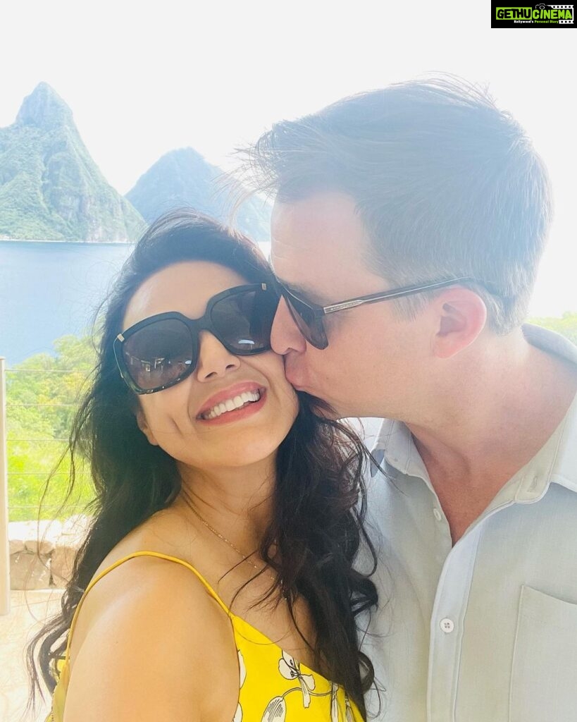 Preity Zinta Instagram - Love is in the air ❤️ #pztravel #Stlucia #letherinspireyou #ting St. Lucia Islands West Indies