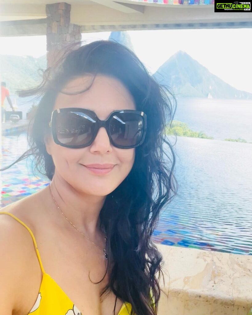 Preity Zinta Instagram - St. Lucia feels like heaven on earth ❤️ What a stunning place. #pztravel #letherinspireyou #ting St. Lucia Islands West Indies
