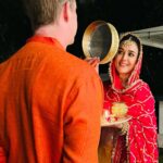 Preity Zinta Instagram - This Karva Chauth was filled with so many firsts. My first Karva Chauth as a mommy, first time I didn’t drink water all day, first time the moon took forever to show up & I had to use an app to see it & my first beautiful Phulkari dupatta ( thanks to Saurab & Rajeshwari ) that took more than 3 months to be made ❤️ Today I believe more than ever that we can only grow stronger together as a couple & as individuals when we have mutual respect for each other & our respective traditions. Here’s to east meeting west and being happy together ❤️💕❤️ Love n light to all of you beautiful people & couples. #happykarwachauth #ਫੁਲਕਾਰੀ #patiparmeshwar #ting 🥰