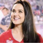 Preity Zinta Instagram - The time I took a break from movies & got cricket fever. I was so excited, so nervous and totally alive. My first IPL match ever. What an incredible journey it has been ❤️ #memories #ipl #cricketfever #flashbackfriday #ting Mohali, Chandigarh
