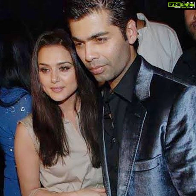 Preity Zinta Instagram - Happy 50th birthday to the funniest guy I know. Kjo you are not only the King of Bling but also the king of emotion & wit 😍Thank you for always making me laugh & for having such a strong emotional quotient in your life & in your movies. I have never had a dull moment around you & I wish you always smile, shine & make the world a better place. Loads of love, happiness & sexiness to you today & always ❤️🎉❤️ #happybirthday #staygolden #ting