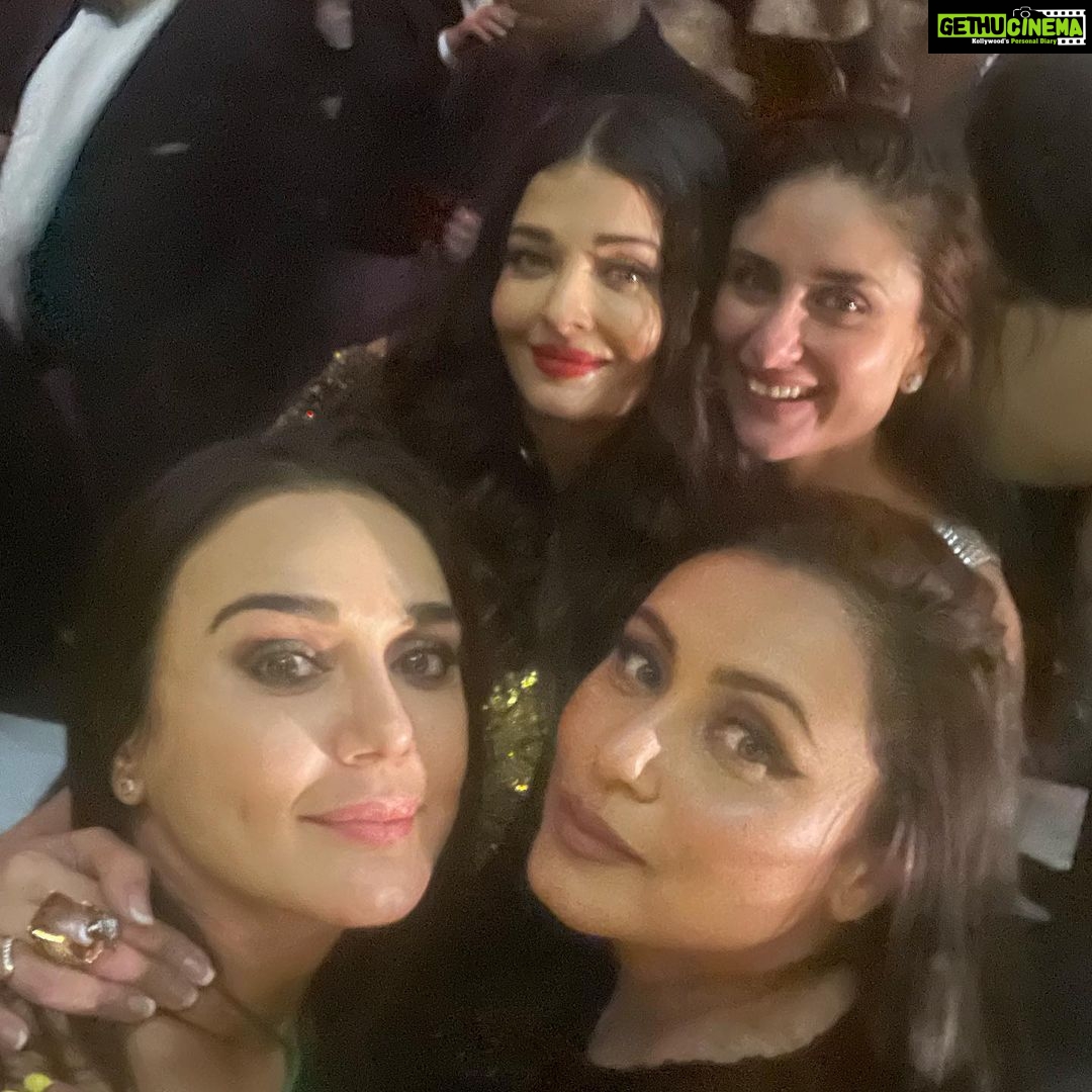 Preity Zinta - 395.4K Likes - Thank you @karanjohar for the best night ever. I know it was your golden night but I promise you I had more fun than you 😍🙏You are the bestest host ever ❤️ #nightout #memories #bonding #ting