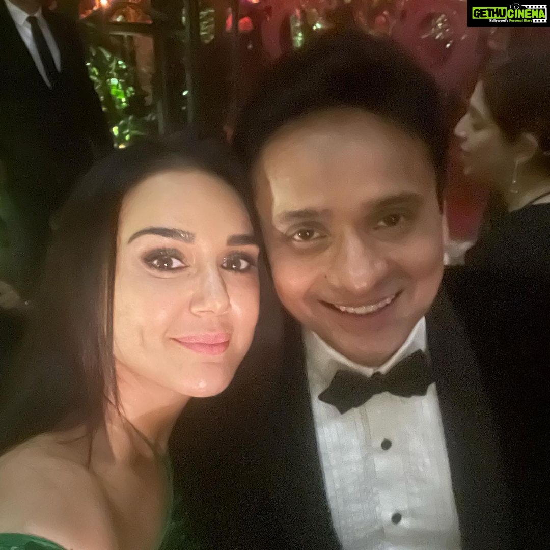 Preity Zinta - 395.4K Likes - Thank you @karanjohar for the best night ever. I know it was your golden night but I promise you I had more fun than you 😍🙏You are the bestest host ever ❤️ #nightout #memories #bonding #ting