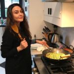 Preity Zinta Instagram - Cooking is one of my favourite things 🤩 Can you guess what’s cooking ? #ting #throwbackthursday #kitchendiaries