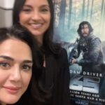Preity Zinta Instagram - Here’s wishing All the very best to my dearest @za7nab & to the entire cast n crew of @65movie ! Go Check it out folks. It’s playing in a theater near you 👍 #Adamdriver #Ting Sony Studios, Culver City