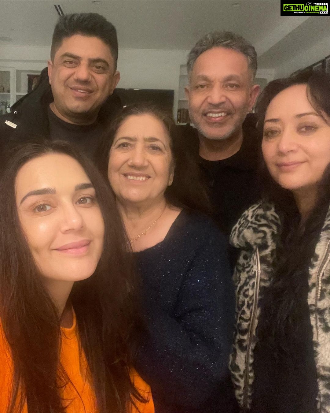 Preity Zinta - 449.7K Likes - A big thank you 🙏 to all of you for the birthday wishes and for all your love. This birthday was like no other. We stayed home and I spent most of the day cleaning and sterilizing milk bottles for the kids, then feeding, burping and changing nappies. I cannot believe I’m saying this but I did not find time to wear a nice dress and get all made up 😂 Inspite of all that, this birthday was special cuz I had my little ones keeping me company and it was just a family affair ❤️ #famjam #ting