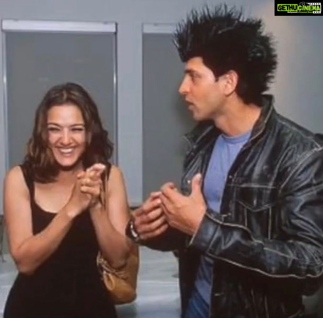 Preity Zinta Instagram - Happy birthday my darling @hrithikroshan Sorry had to post this photo cuz it always makes me laugh and think of our fun and mad times together ππ. Always wanna see you smile n shine today, tomorrow and always β€οΈ Love you loads. #throwback #happybirthday #ting