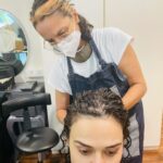 Preity Zinta Instagram - It’s always exciting to create a new look for a new character. It’s also nerve wrecking when you fundamentally change your hair & your vibe, therefore this is an appreciation post for @iadhuna ❤️ Thank you babe for being so damn good at what you do & for being my go to person whenever I’m in any hair doubt. Thank you for being patient, so detailed & so meticulous. I love you and I love my new vibe. Here’s to bringing back the perm & restarting my love affair with curls ❤️ #hairguru #Perm #backatwork #ting 🤩 @bbluntindia