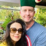 Preity Zinta Instagram - When your husband comes home with you for the first time & the family gifts him the traditional Himachali Topi 😍 #home #family #ting Jubbal Shimla
